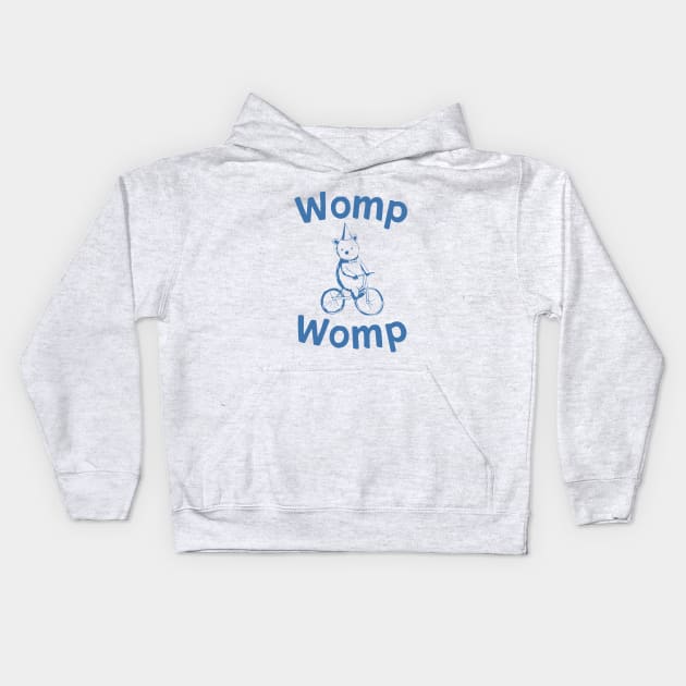 Funny Bear Womp Womp Kids Hoodie by RansomBergnaum